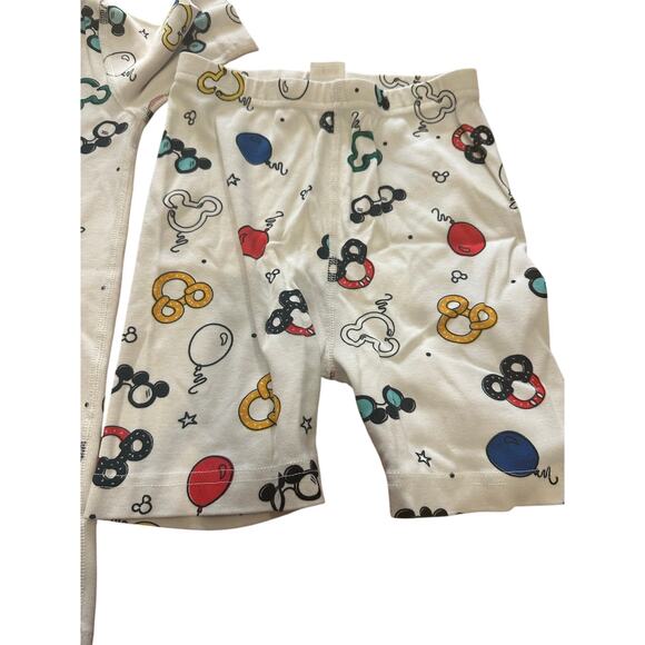 Hanna Andersson Disney Mickey Mouse Short John Pajamas Size 130cm 8Y Unisex - Picture 4 of 8